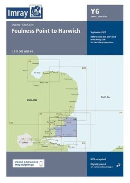 Y6 Foulness Point to Harwich (Small Format): England - East Coast