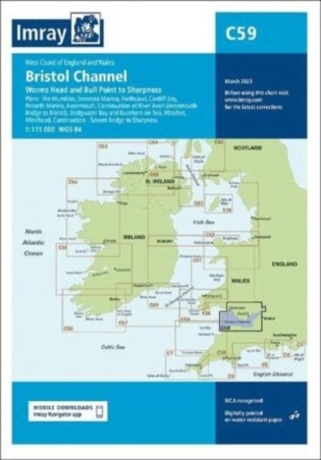 C59 Bristol Channel: Worms Head and Bull Point to Sharpness