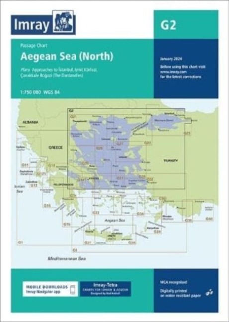 G2 Aegean Sea (North): Passage Chart