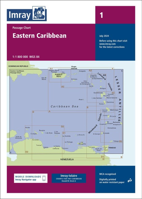 Chart 1 Eastern Caribbean: Passage Chart