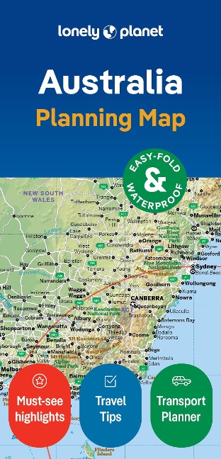 Lonely Planet Australia Planning Map