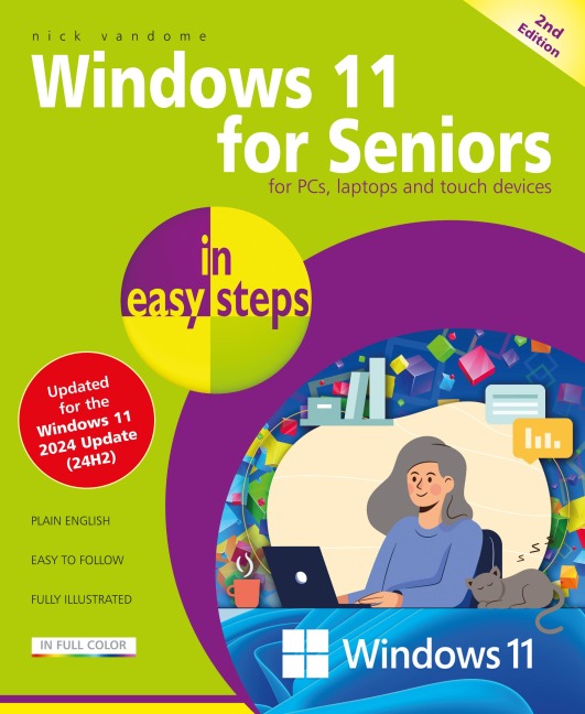 Windows 11 for Seniors in easy steps: Updated 2025