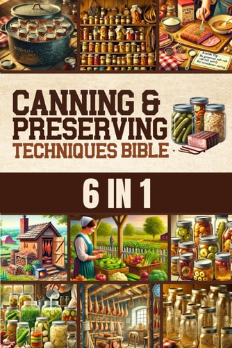 Canning and Preserving Techniques Bible The Timeless Guide Passed Down Through Generations to Safely Preserve Foods at Home Canning, Pickling, Smoking, Curing, Fermenting, Drying and Root Cellaring