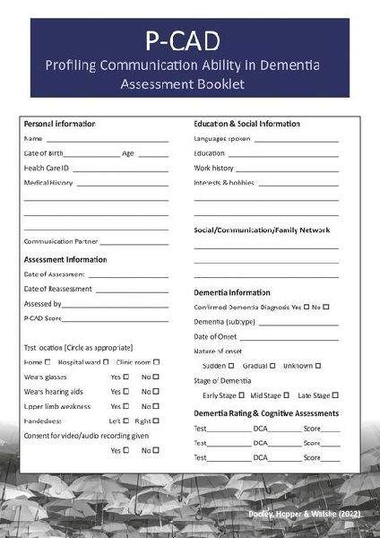 P-Cad: Assessment Booklet Pack