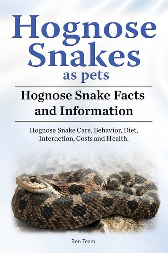 Hognose Snakes as Pets. Hognose Snake Facts and Information. Hognose Snake Care, Behavior, Diet, Interaction, Costs and Health.