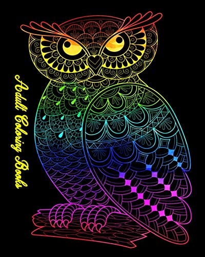 Adult Coloring Books Gorgeous Cats and Owls