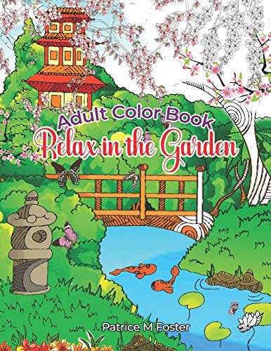 Adult Color Book Relax in the Garden