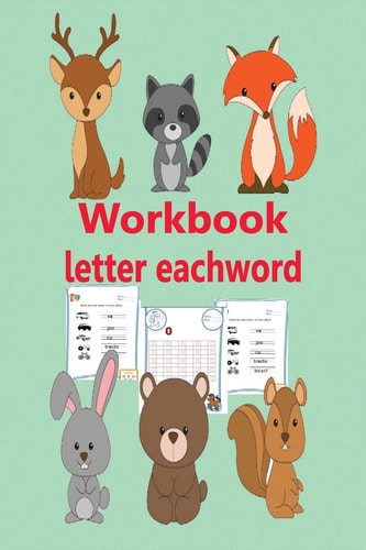 Workbook Letter Eachword Game Fine the Missing Number Devolop Trace Letters Preschool Practice Reading