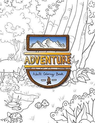 Adventure An Adult Coloring Book
