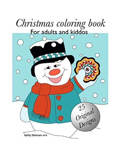Christmas Coloring Book Holiday Mandalas and Fun Christmas Pages for Adults and Kiddos