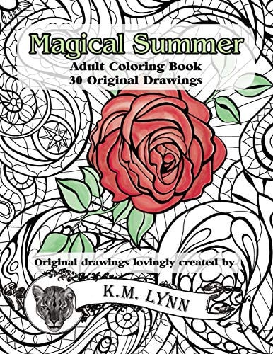 Magical Summer Adult Coloring Book