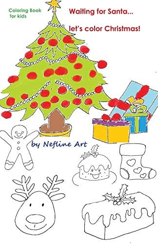 Waiting for Santa... ... Let's Paint Simple -Lines- Christmas!