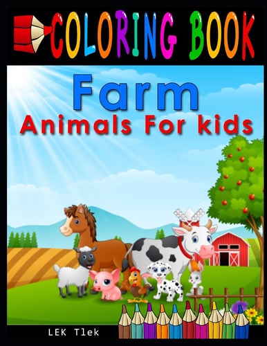 Coloring Book Farm Animals for Kids