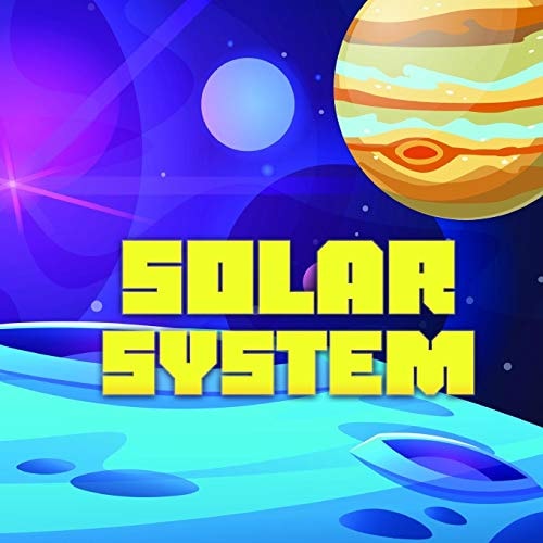 Solar System Space Book for Children from 6 to 10 Years Old with Elements of Coloring.