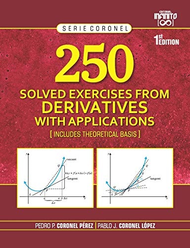 250 Solved Exercises from Derivatives with Applications Includes Theoretical Basis
