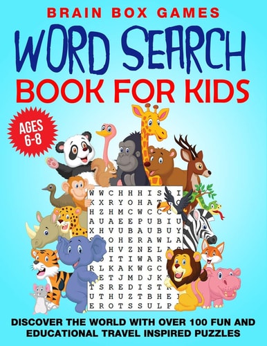 Word Search for Kids Ages 6-8 Travel Around the World