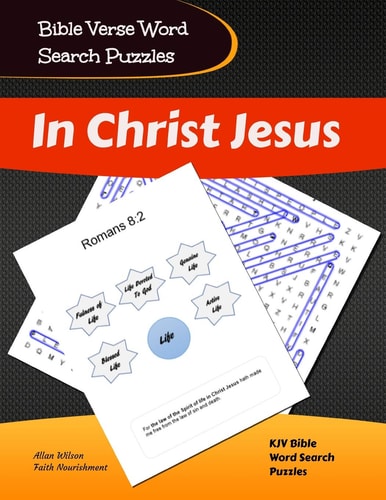 In Christ Jesus Bible Verse Word Search Puzzle Book