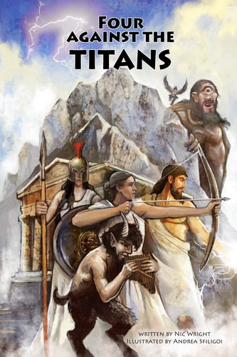 Four Against the Titans Greek Mythology Pen-And-Paper Solo Adventure Game