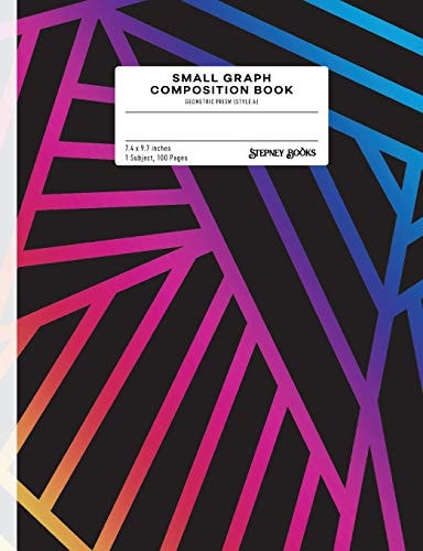 Small Graph Composition Book Geometric Prism (Style A)