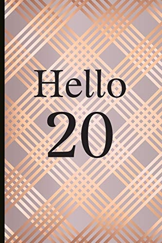 Hello 20 A Beautiful 20th Birthday Gift and Keepsake to Write Down Special Moments