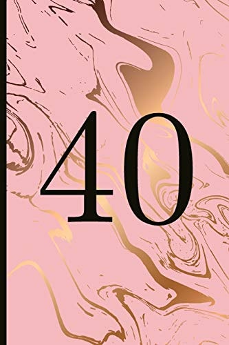 40 A Beautiful 40th Birthday Gift and Keepsake to Write Down Special Moments