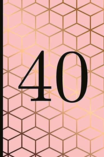 40 A Beautiful 40th Birthday Gift and Keepsake to Write Down Special Moments