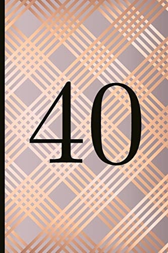 40 A Beautiful 40th Birthday Gift and Keepsake to Write Down Special Moments