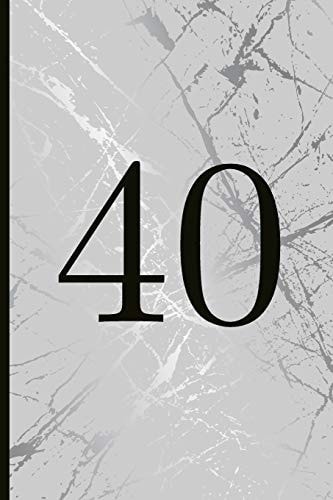 40 A Beautiful 40th Birthday Gift and Keepsake to Write Down Special Moments