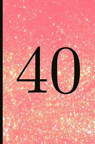 40 A Beautiful 40th Birthday Gift and Keepsake to Write Down Special Moments