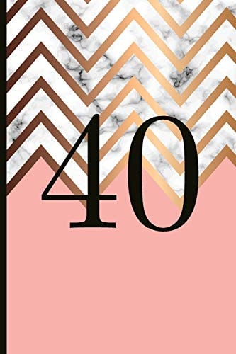 40 A Beautiful 40th Birthday Gift and Keepsake to Write Down Special Moments