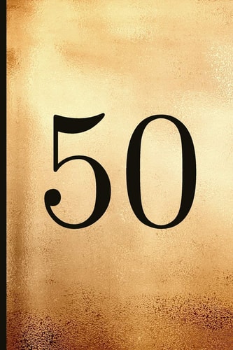 50 A Beautiful 50th Birthday Gift and Keepsake to Write Down Special Moments