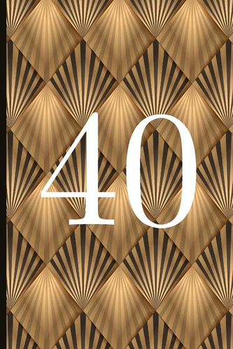 40 A Beautiful 40th Birthday Gift and Keepsake to Write Down Special Moments