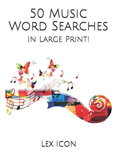 50 Music Word Searches In Large Print!