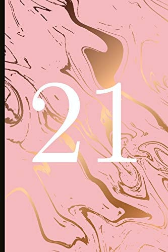 21 A Beautiful 21th Birthday Gift and Keepsake to Write Down Special Moments