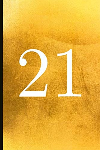 21 A Beautiful 21th Birthday Gift and Keepsake to Write Down Special Moments