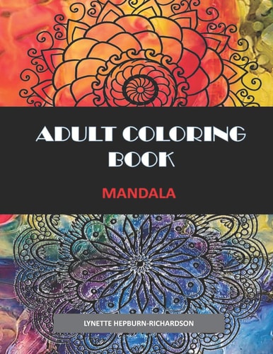 Adult Coloring Book Mandala