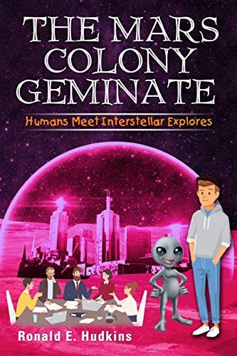 The Mars Colony Geminate Humans Meet Interstellar Explores