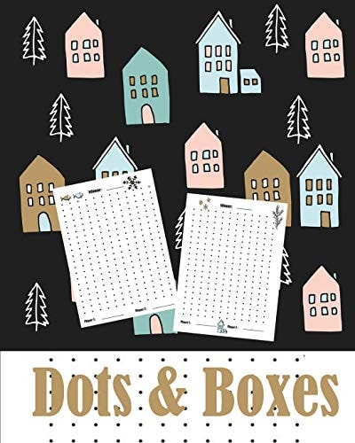 Dots and Boxes Game Book (110 Games): Travel Games -Logic & Brain Teasers