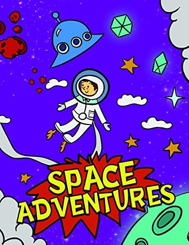 Space Adventures Coloring Book