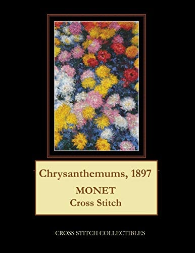 Chrysanthemums 1897 Monet Cross Stitch Pattern
