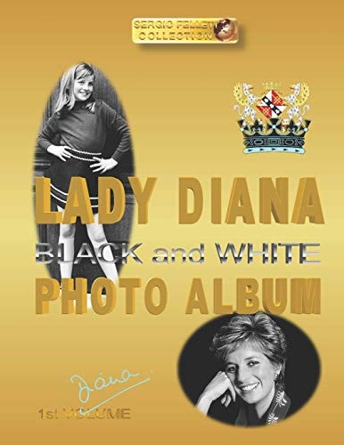 Lady Diana Black and White Photo Album Diana 1st Volume