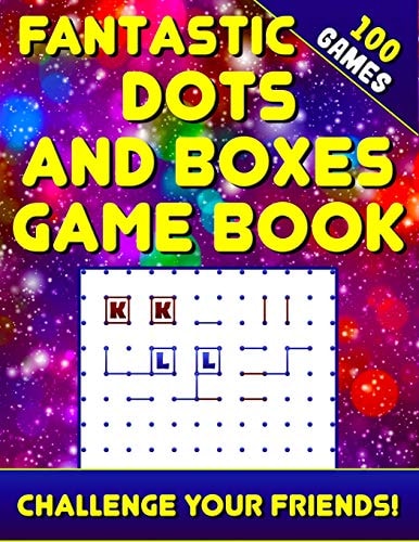Fantastic Dots and Boxes Game Book (100 Games) Activity Game Book for Adults and Kids.