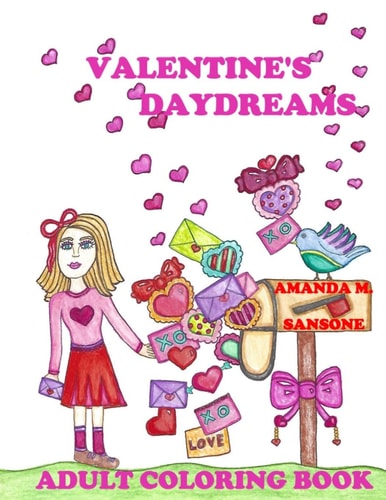 Valentine's Daydreams Adult Coloring Book