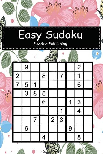 Easy Sudoku Sudoku Puzzle Game For Beginers With Beautiful Butterfly Flying Colorful Cover