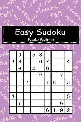 Easy Sudoku Sudoku Puzzle Game For Beginers With Floral Autumn Leaves Cover
