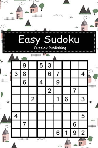 Easy Sudoku For Beginers With Scandinavian House Background Cover