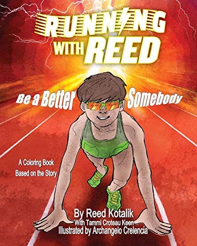 Running with Reed Be a Better Somebody Coloring Book