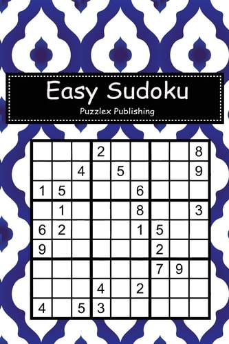 Easy Sudoku Sudoku Puzzle Game For Beginers With Ceramic Pattern Islamic Style Cover