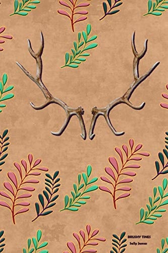 Brushy Tines Elk Antlers and Ferns