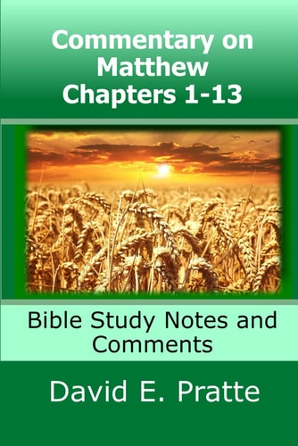 Commentary on Matthew Chapters 1-13 Bible Study Notes and Comments